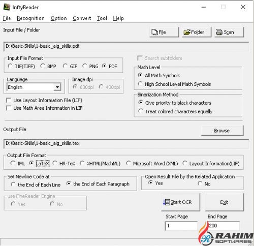 InftyReader 3.1.1.2 Enterprise Free Download