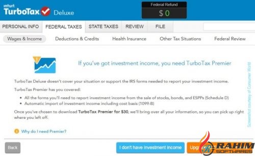 TurboTax Premier 2017 Mac Free Download