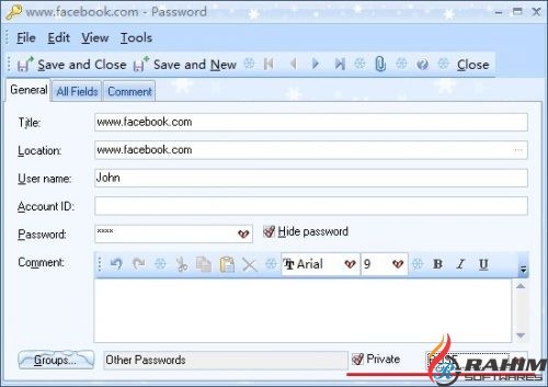 Efficient Password Manager Pro 5.50 Free Download