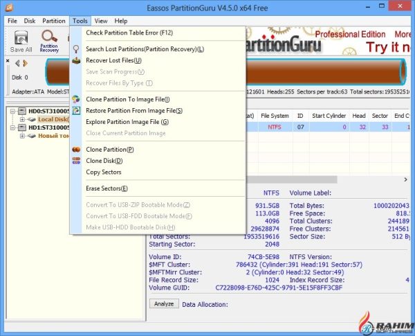 PartitionGuru Pro 4.9.5 Portable Free Download