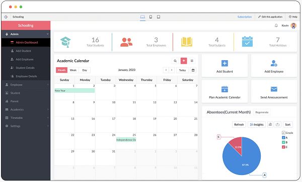 School Management Software 3 Free Download