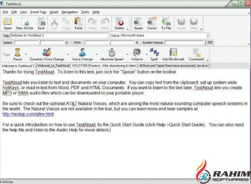 TextAloud 3 Free Download