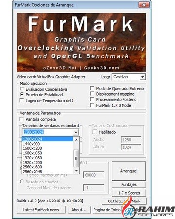 FurMark 1.19.1.0 Free Download