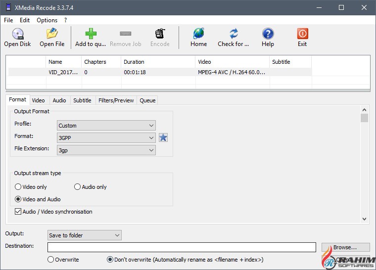 XMedia Recode 3.3.7.9 Portable Free Download