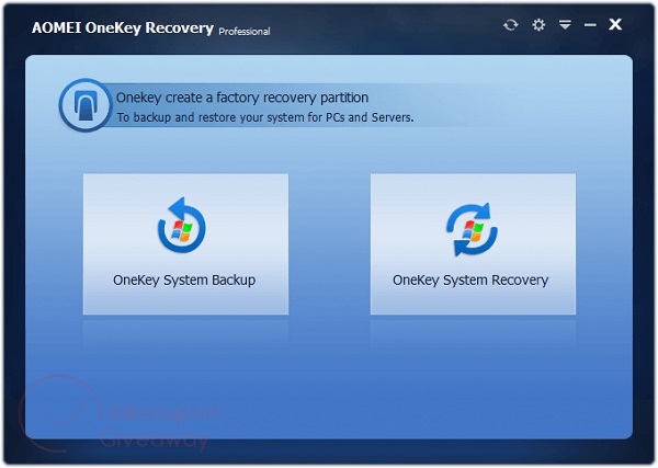 AOMEI OneKey Recovery Pro 1.7.1
