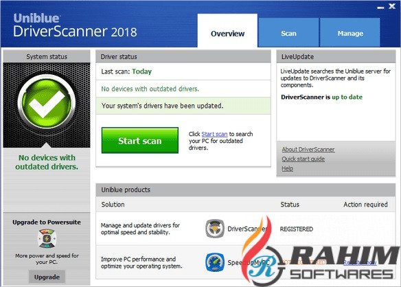 Uniblue Driver Scanner 2018 v4.2.1 Free Download