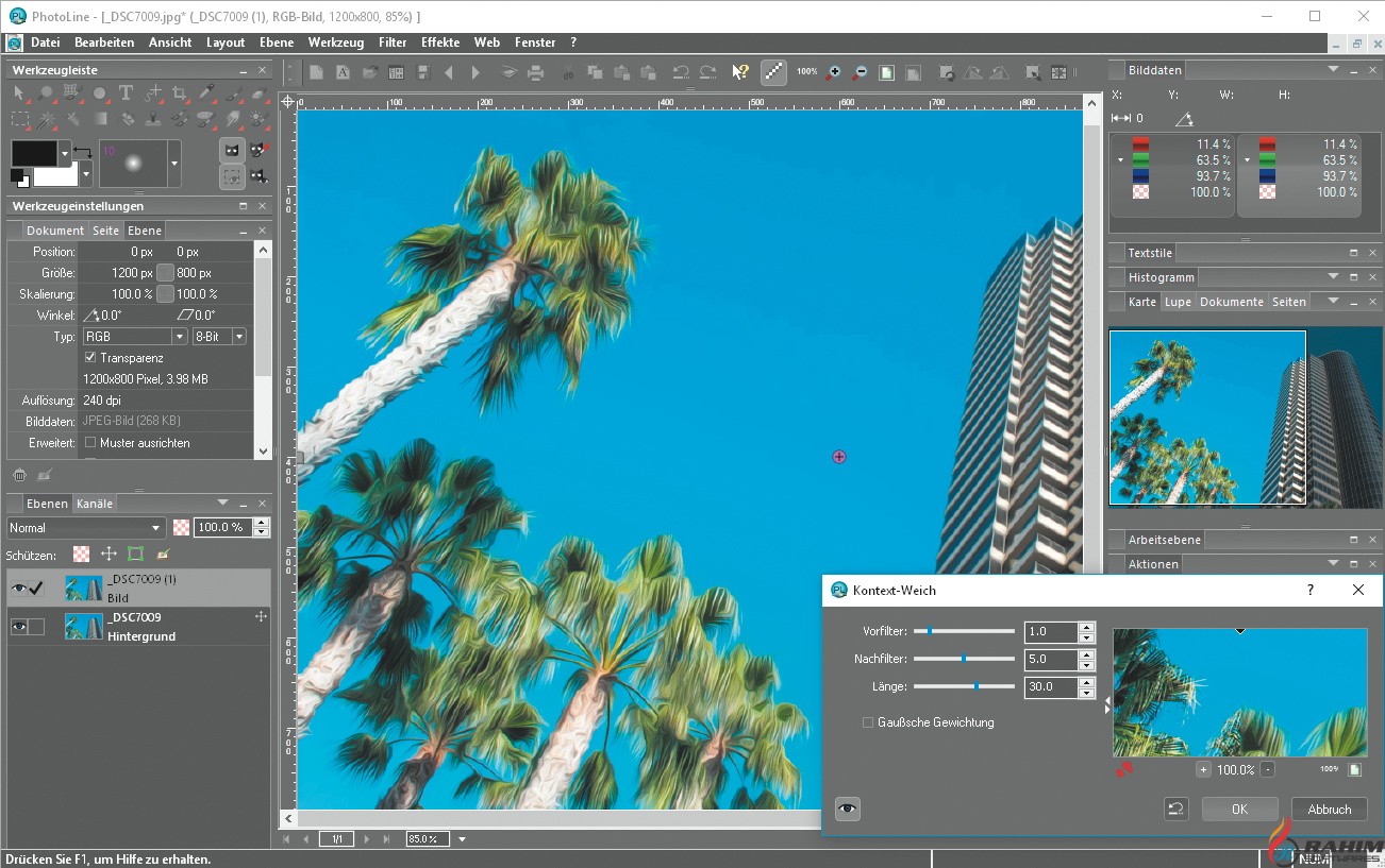 PhotoLine 20.52 Portable Free Download