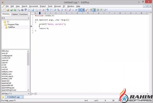 EditPlus 4.1 Portable Free Download
