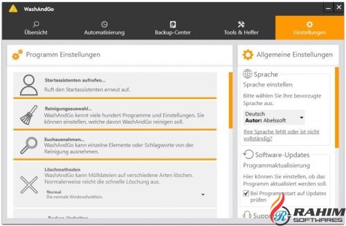 Abelssoft WashAndGo 2018 Free Download