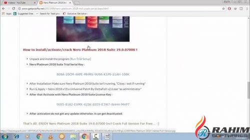 Nero 2018 Platinum Suite 19 Free Download