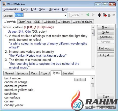 WordWeb Pro Ultimate Reference Bundle 8.1 Free Download