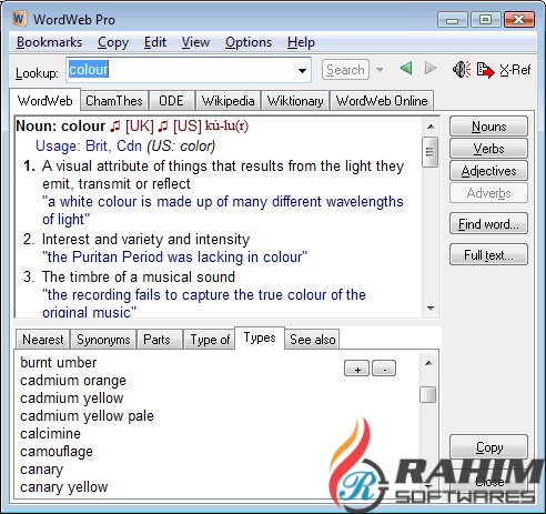 WordWeb Pro Ultimate Reference Bundle 8.1 Free Download
