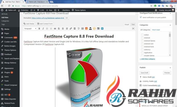 FastStone Capture 8.8 Free Download