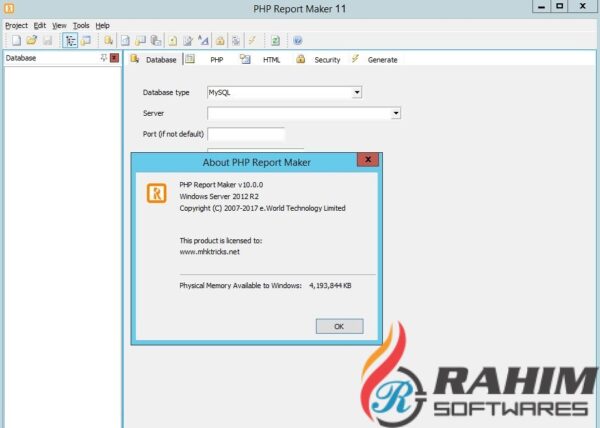 Tech PHP Report Maker 11 Free Download