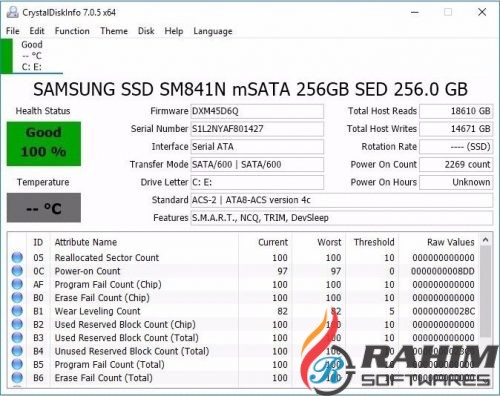 CrystalDiskInfo 7.0.5 Portable Free Download