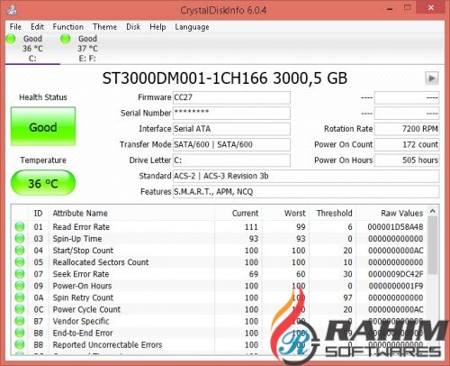 CrystalDiskInfo 7.0.5 Portable Free Download