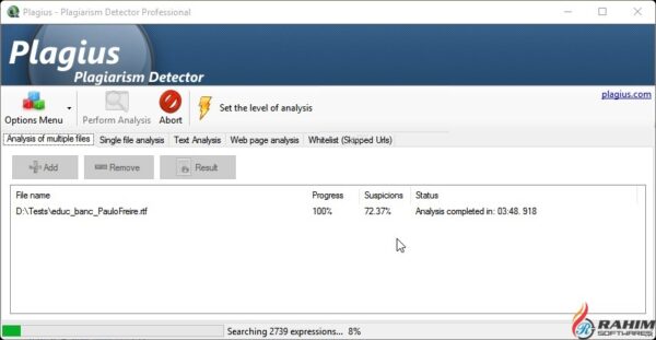 Plagius Professional 2.4 Portable Free Download 