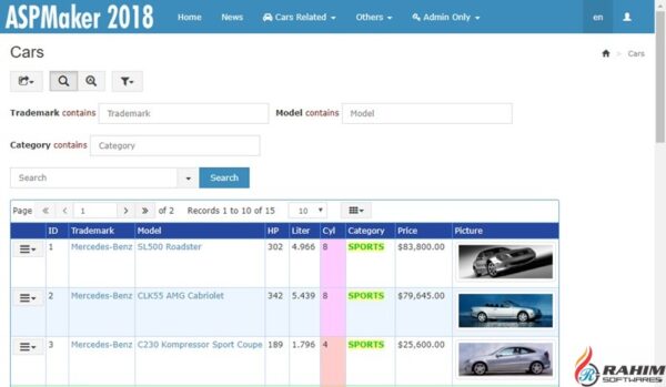 ASPMaker 2018 Free Download