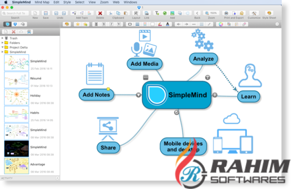 SimpleMind Desktop Pro 1.15.0 + Portable Free Download