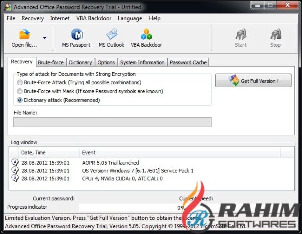 Download Advanced Password Recovery Suite 1.0