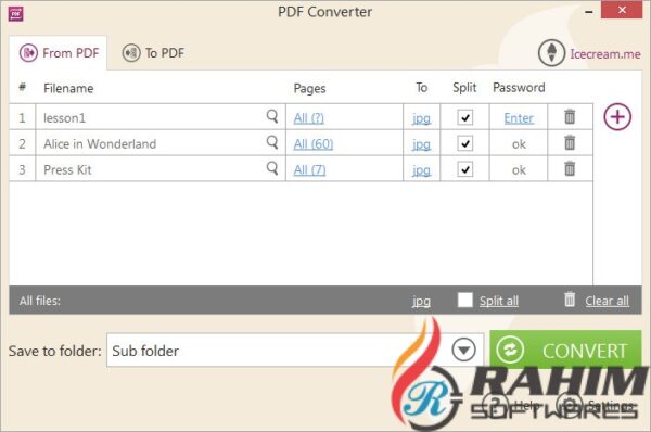 Download Icecream PDF Converter 2.7 Portable