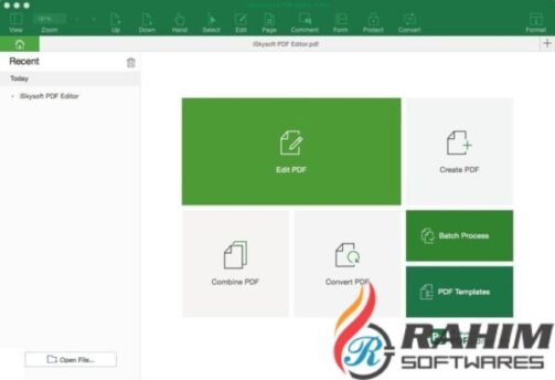 iSkysoft PDF Editor 6.3 Portable Free Download