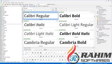 FontExpert 2018 Portable Free Download