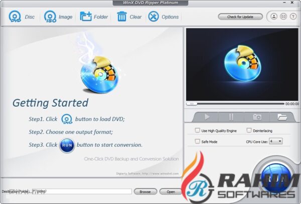 WinX DVD Ripper Platinum 8.8 Portable Free Download