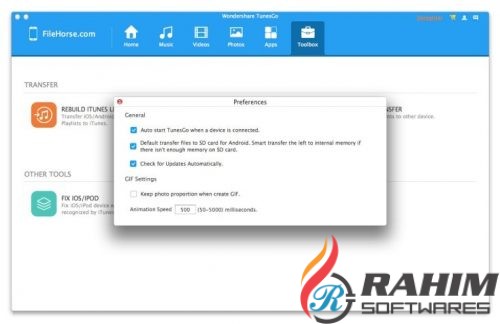 Wondershare TunesGo 9.6 Free Download