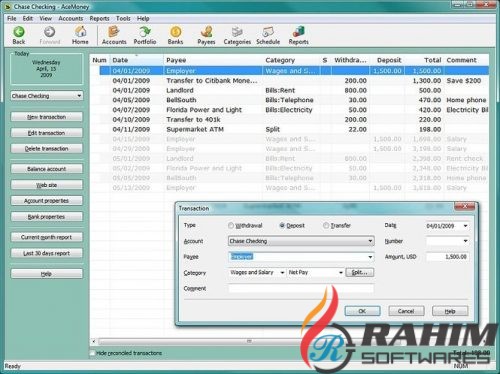 AceMoney 4.36 Portable Free Download