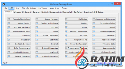 Ultimate Settings Panel 6.1 Portable Free Download