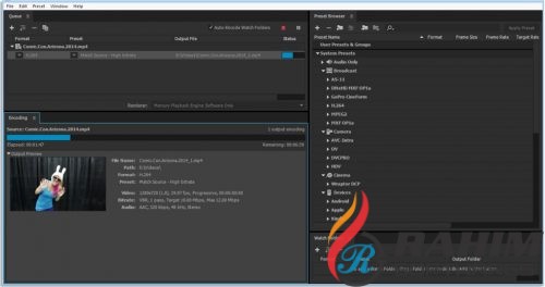 Adobe Media Encoder CC 2018 Portable Free Download