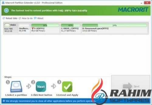 Macrorit Partition Extender Professional 1.2 Portable Free Download