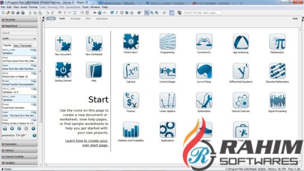 Maplesoft Maple 2018 Free Download