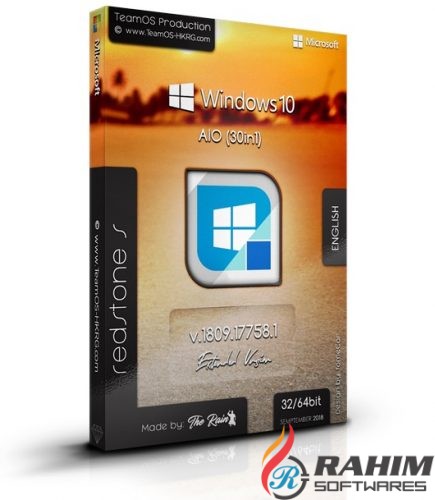 Windows 10 RS5 AIO October 2018 ISO Free Download