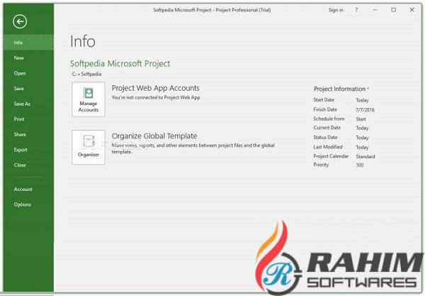 Office Project Professional 2019 Free Download