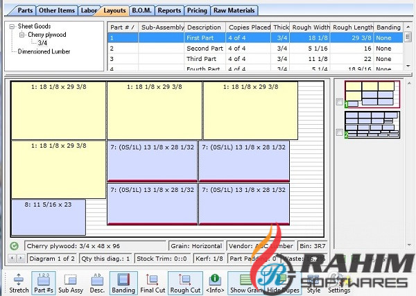 CutList Plus Platinum 12.1 Free Download