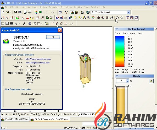 Rocscience Settle3D 2.0 Free Download