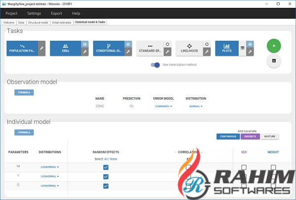 Lixoft Monolix Suite 2019 R1 Download