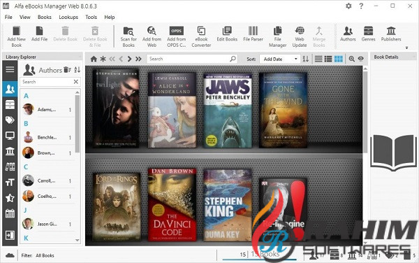 Download Alfa eBooks Manager Web 8.1 Portable Free