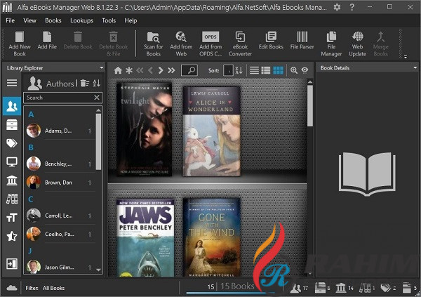Download Alfa eBooks Manager Web Portable Free
