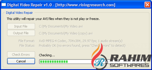 Download Digital Video Repair 3.6.0 Portable Free