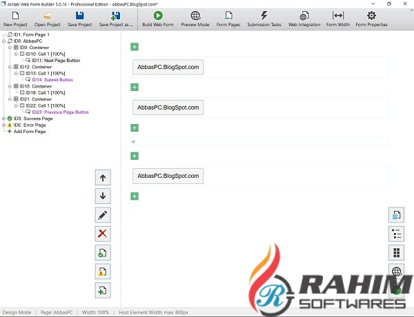 Arclab Web Form Builder 5.1 Free Download
