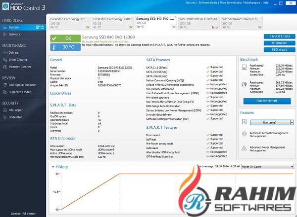 Ashampoo HDD Control 2017 v3 Free Download