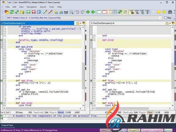ExamDiff Pro Master Edition 10.0 Free Download 32-64 Bit