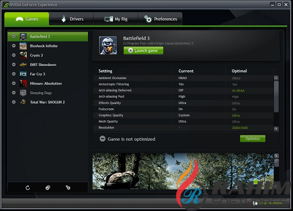NVIDIA GeForce Experience 3.20.0.118 Free Download