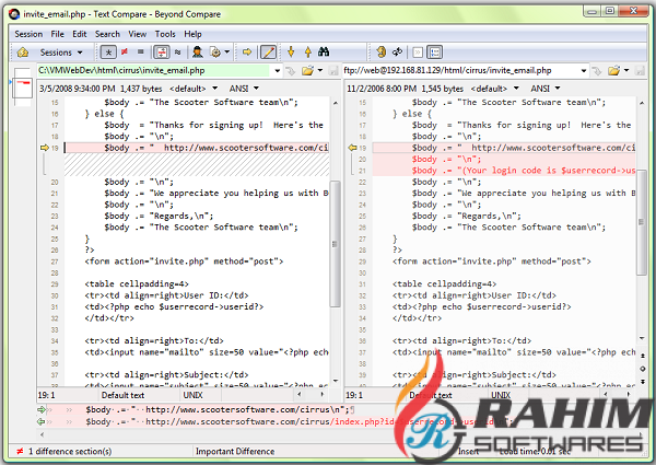 Beyond Compare 4.2.10 Portable Free Download