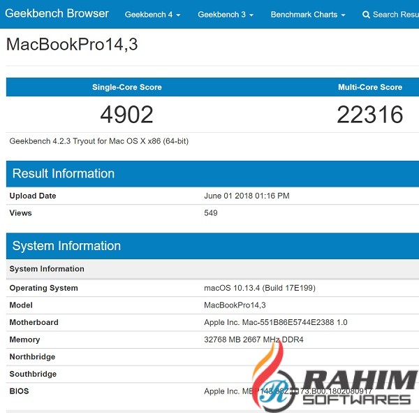 Geekbench 5.0.3 Pro Portable Free Download