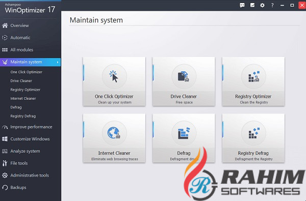 WinOptimizer 17 Free Download