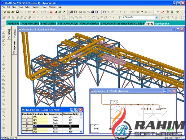 Bentley STAAD Pro V8i Portable Free Download